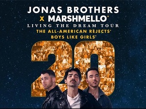 <B>JONAS BROTHERS KICK OFF “JONAS20: LIVING THE DREAM” TOUR ON AUG. 10 </B>